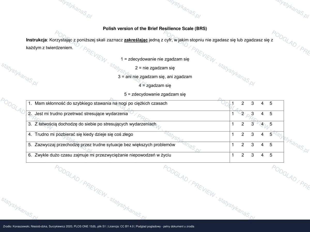 Podgląd arkusza BRS (watermark PREVIEW)